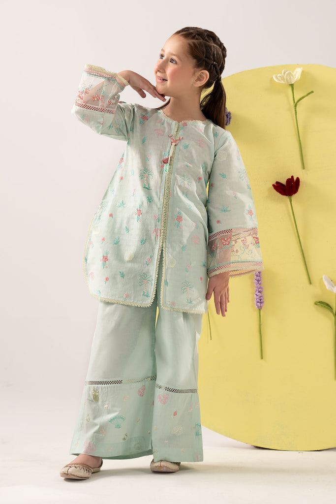 Maria B 2 Piece Embroidered Dobby Lawn Suit, view 1