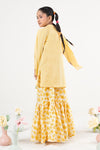 3 Piece Embroidered Cotton Brochia Jacquard Suit