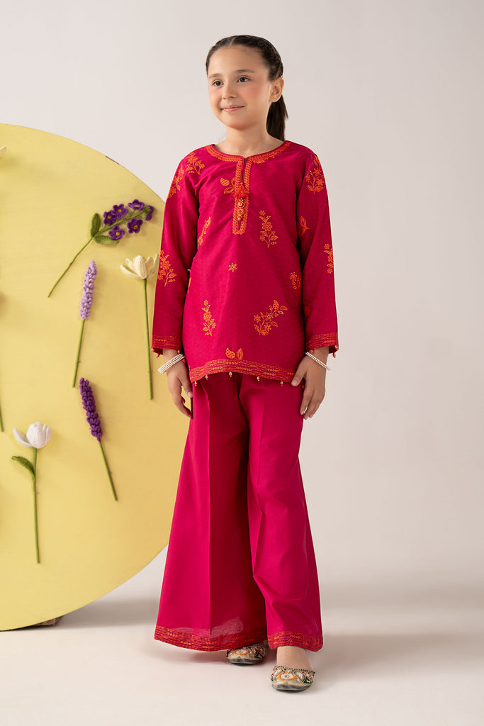 Maria B 2 Piece Embroidered Dobby Lawn Suit, view 1