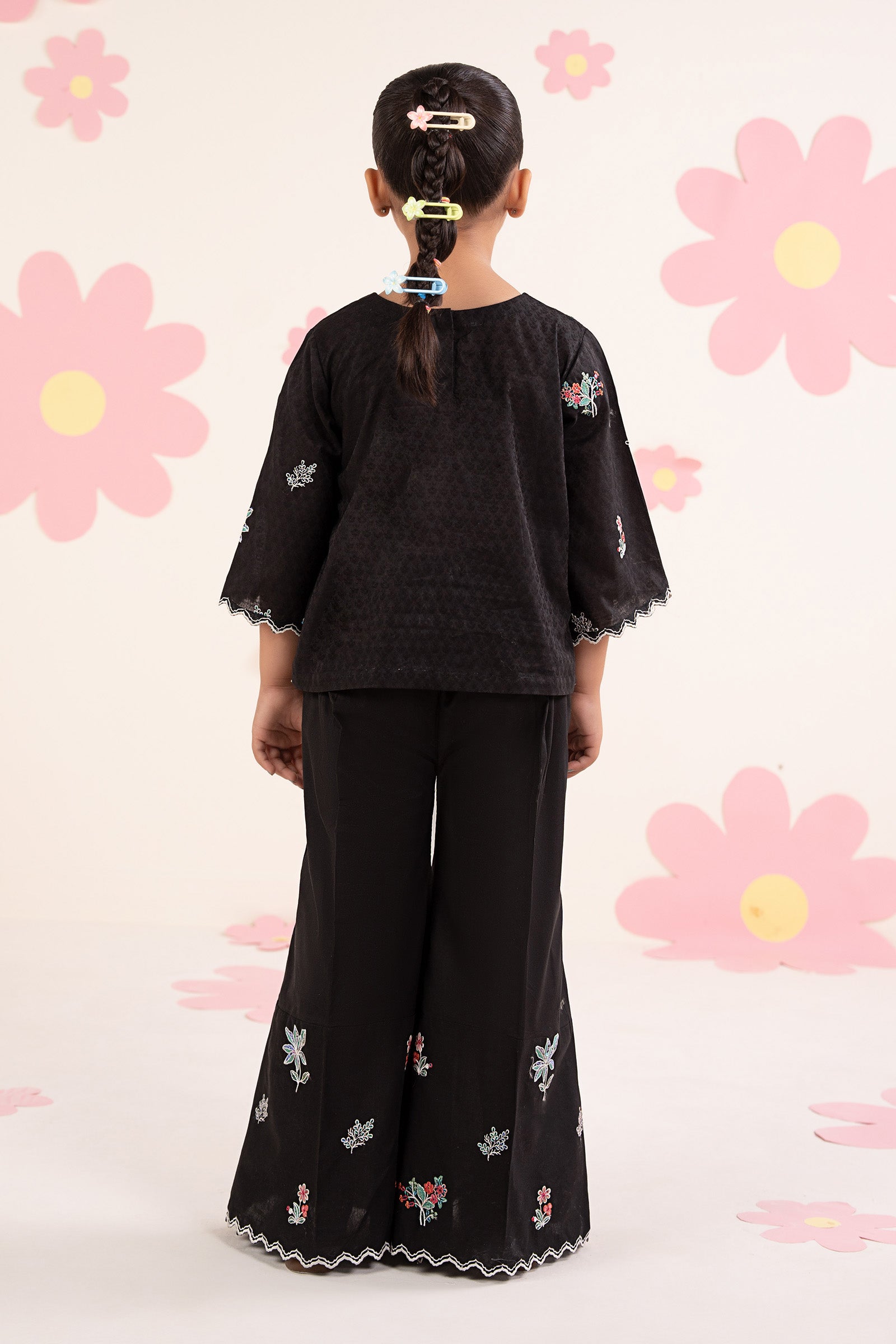 2 Piece Embroidered Dobby Jacquard Suit