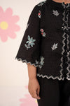 2 Piece Embroidered Dobby Jacquard Suit