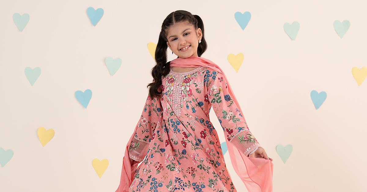 3 Piece Embroidered Lawn Suit