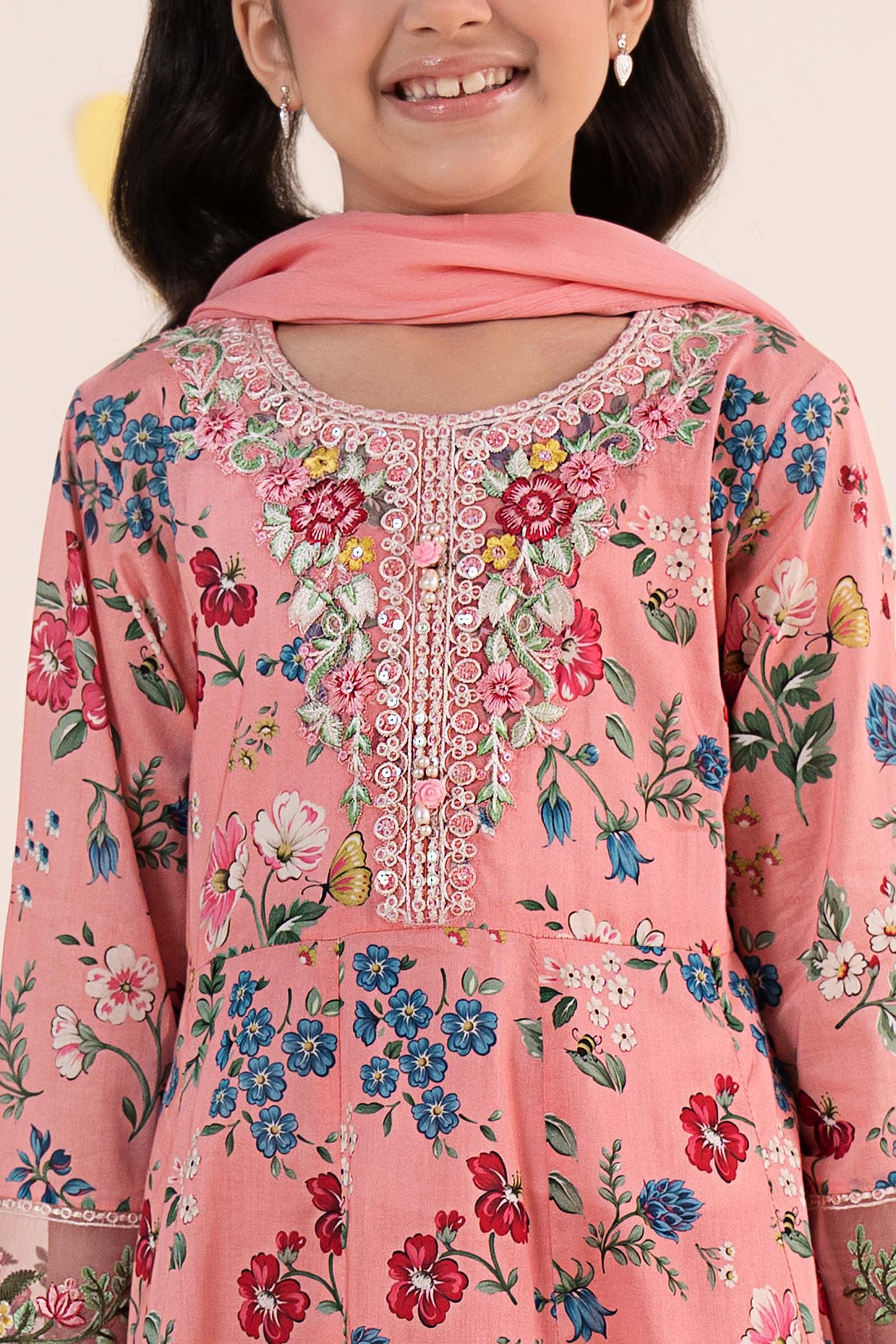 3 Piece Embroidered Lawn Suit