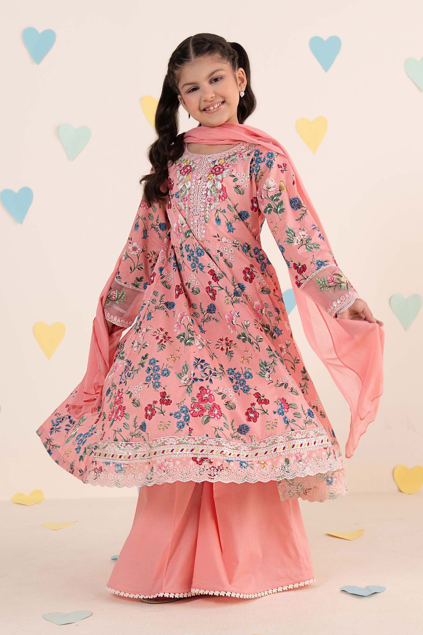 3 Piece Embroidered Lawn Suit