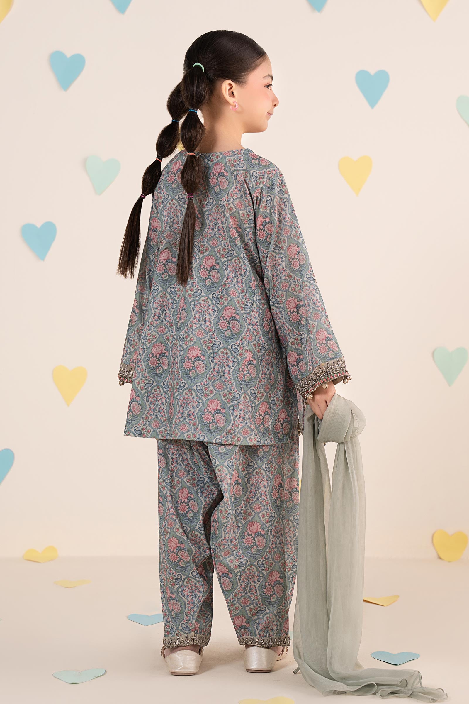 3 Piece Embroidered Lawn Suit