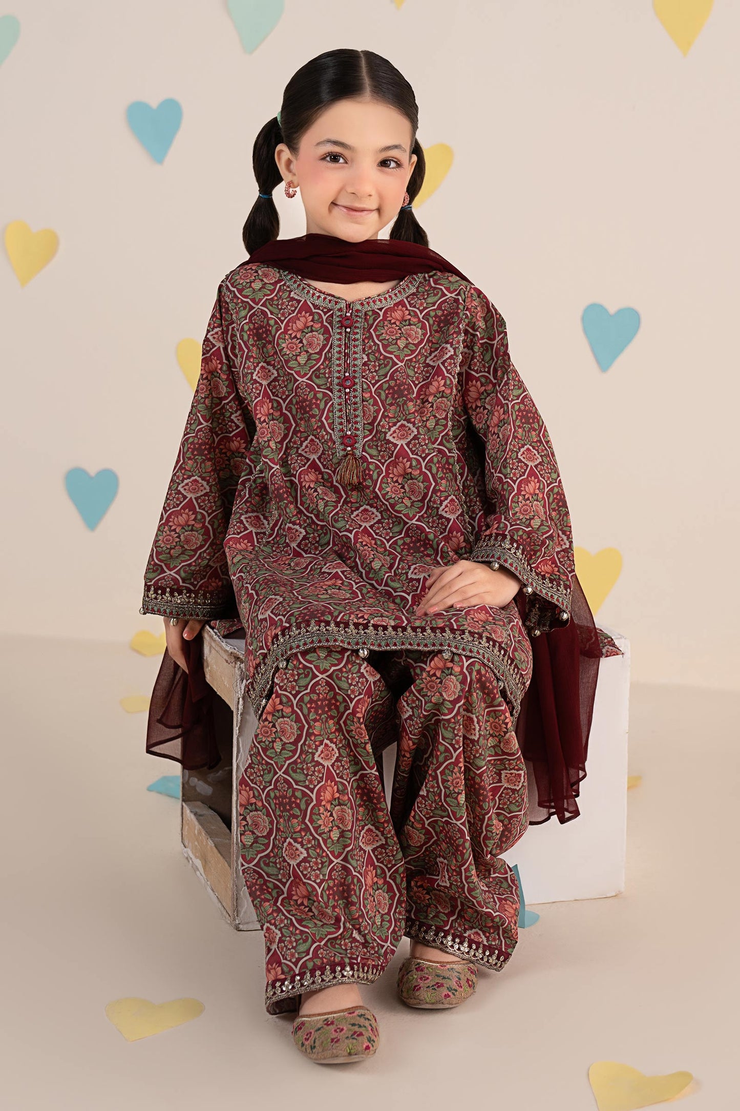 3 Piece Embroidered Lawn Suit