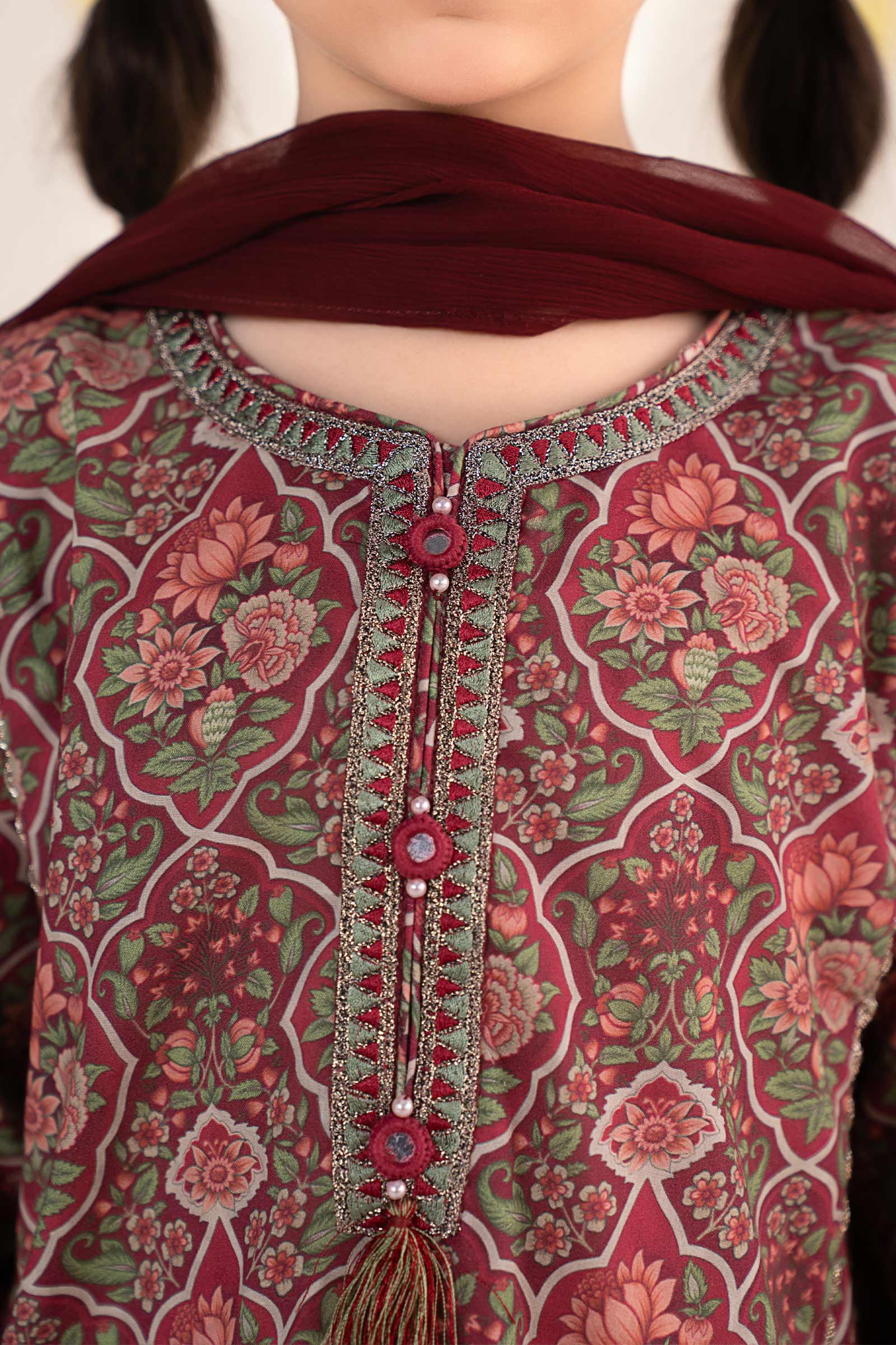 3 Piece Embroidered Lawn Suit