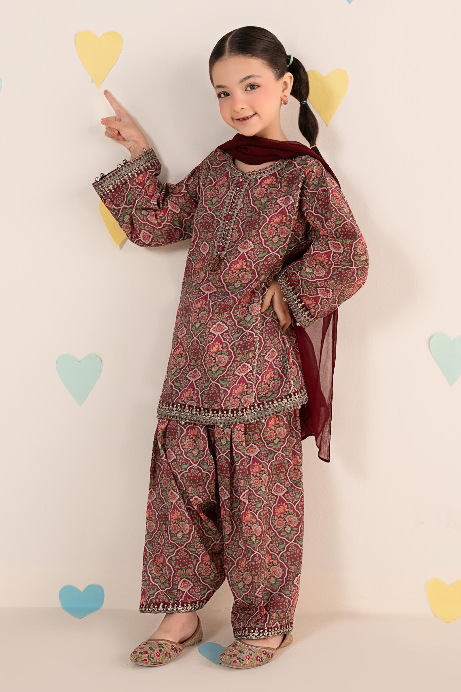 3 Piece Embroidered Lawn Suit