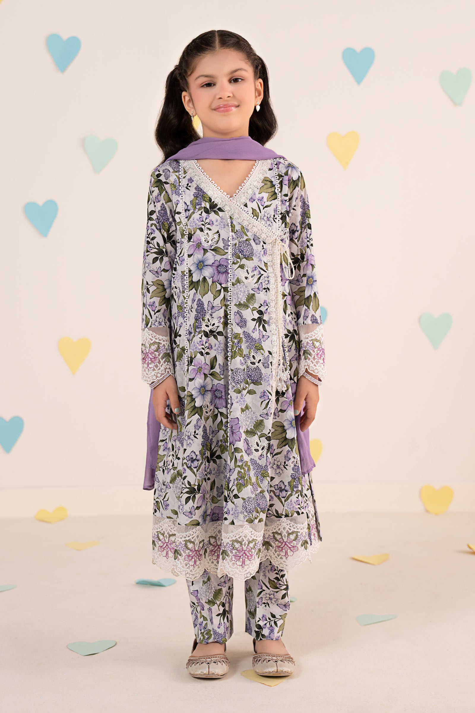 3 Piece Embroidered Lawn Suit