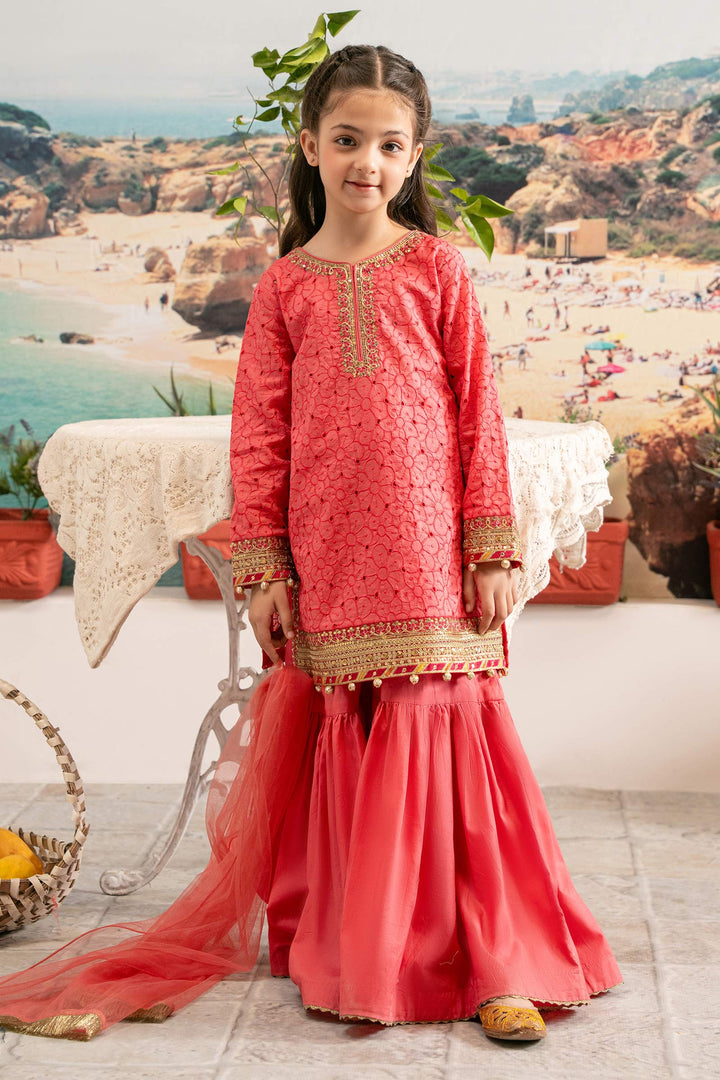3 Piece Embroidered Lawn Suit All Products MK2414R-023-PNK