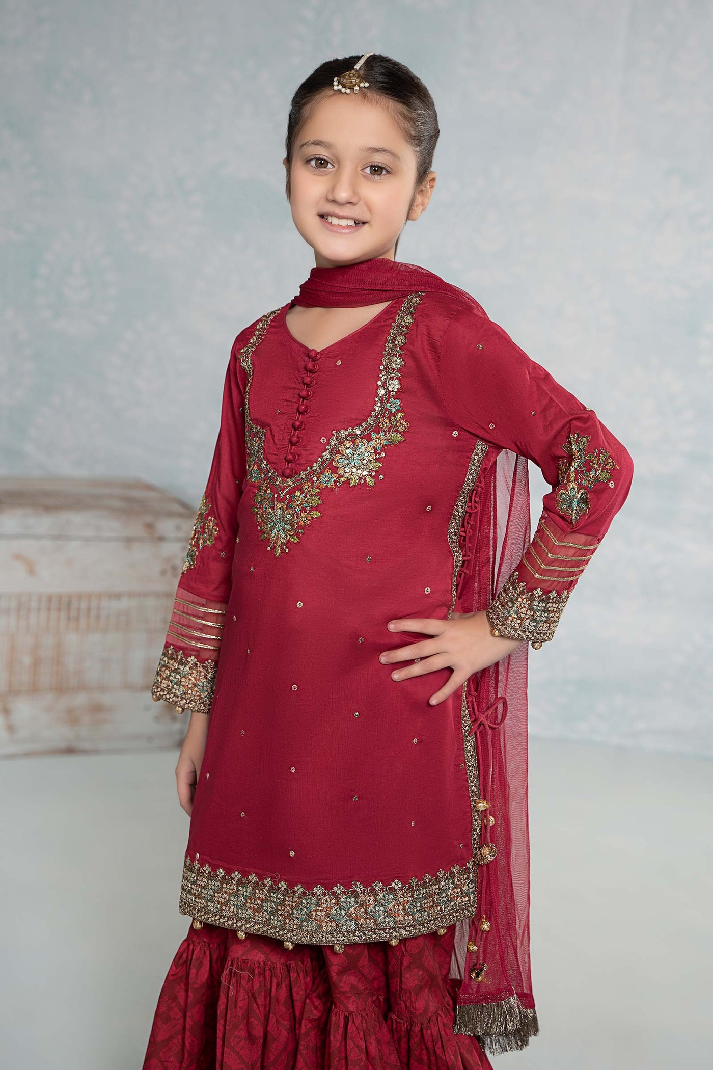3 Piece Embroidered Lawn Suit | MKD-EF24-17