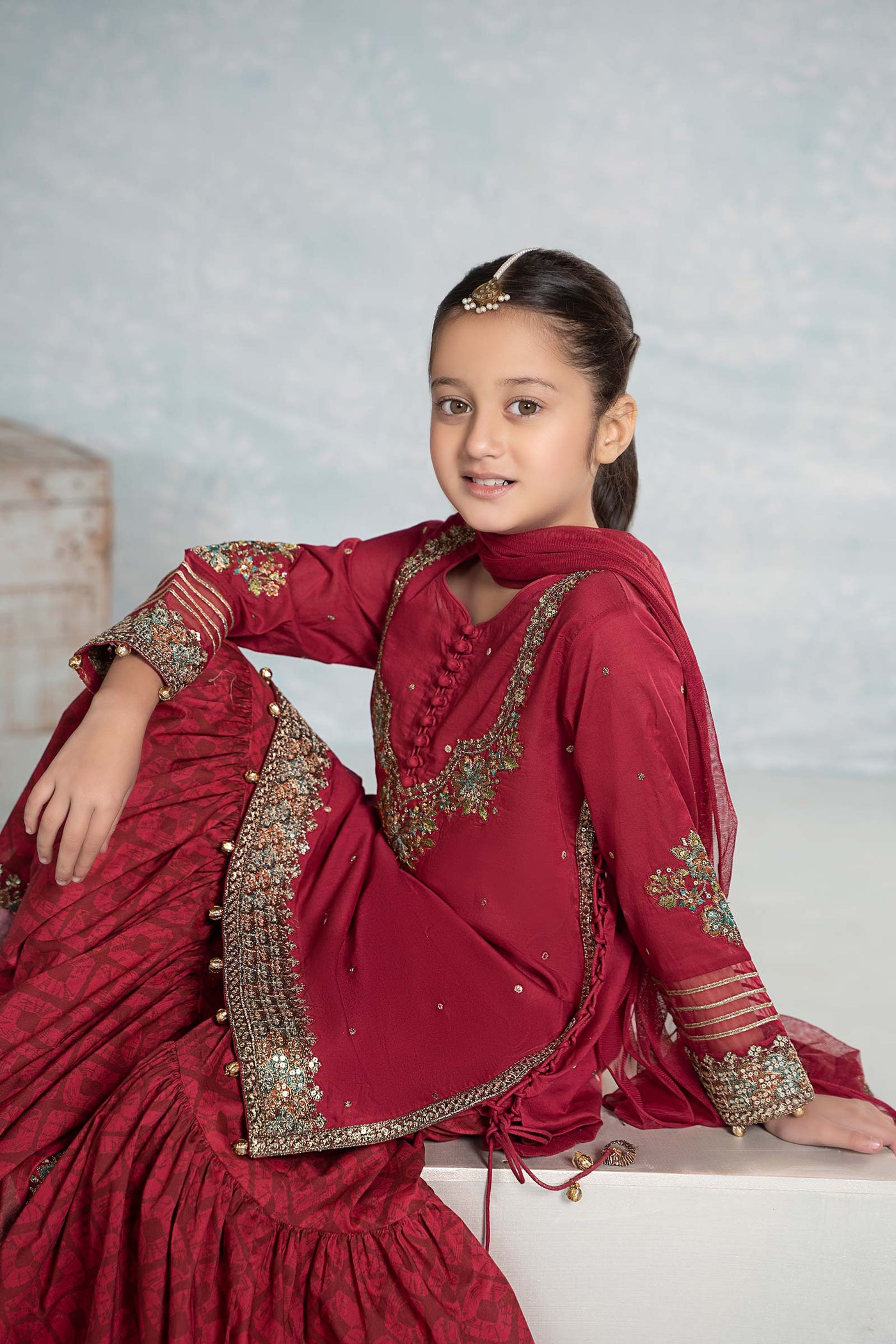 3 Piece Embroidered Lawn Suit | MKD-EF24-17