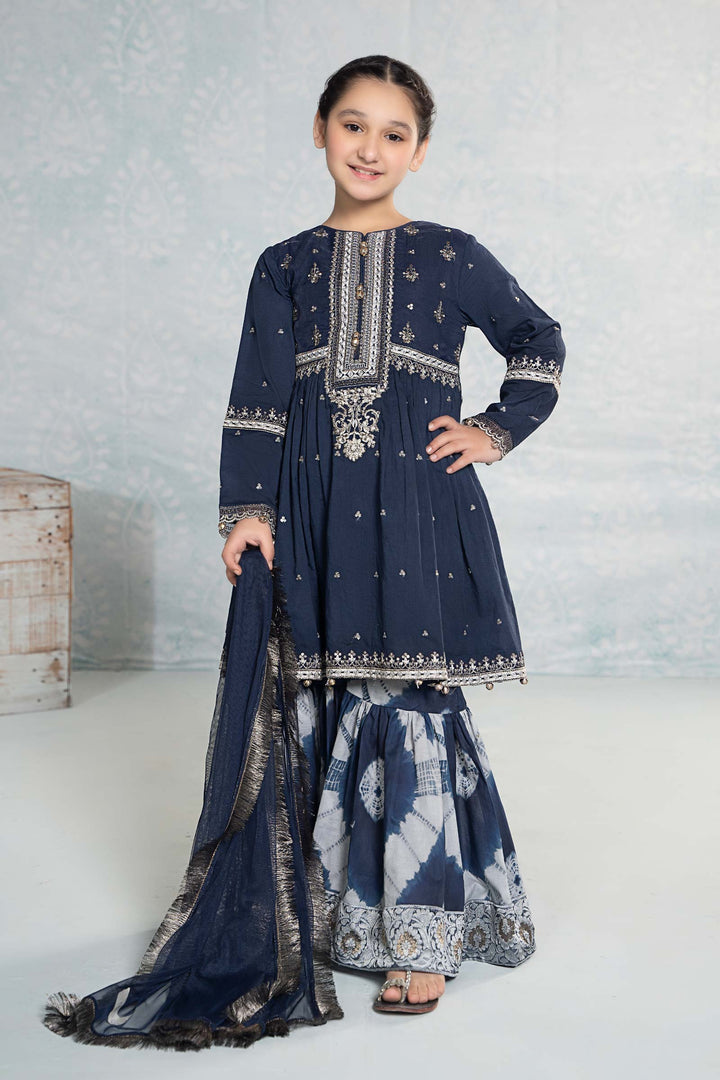 3 Piece Embroidered Lawn Suit All Products MKD24R1-023-BLU