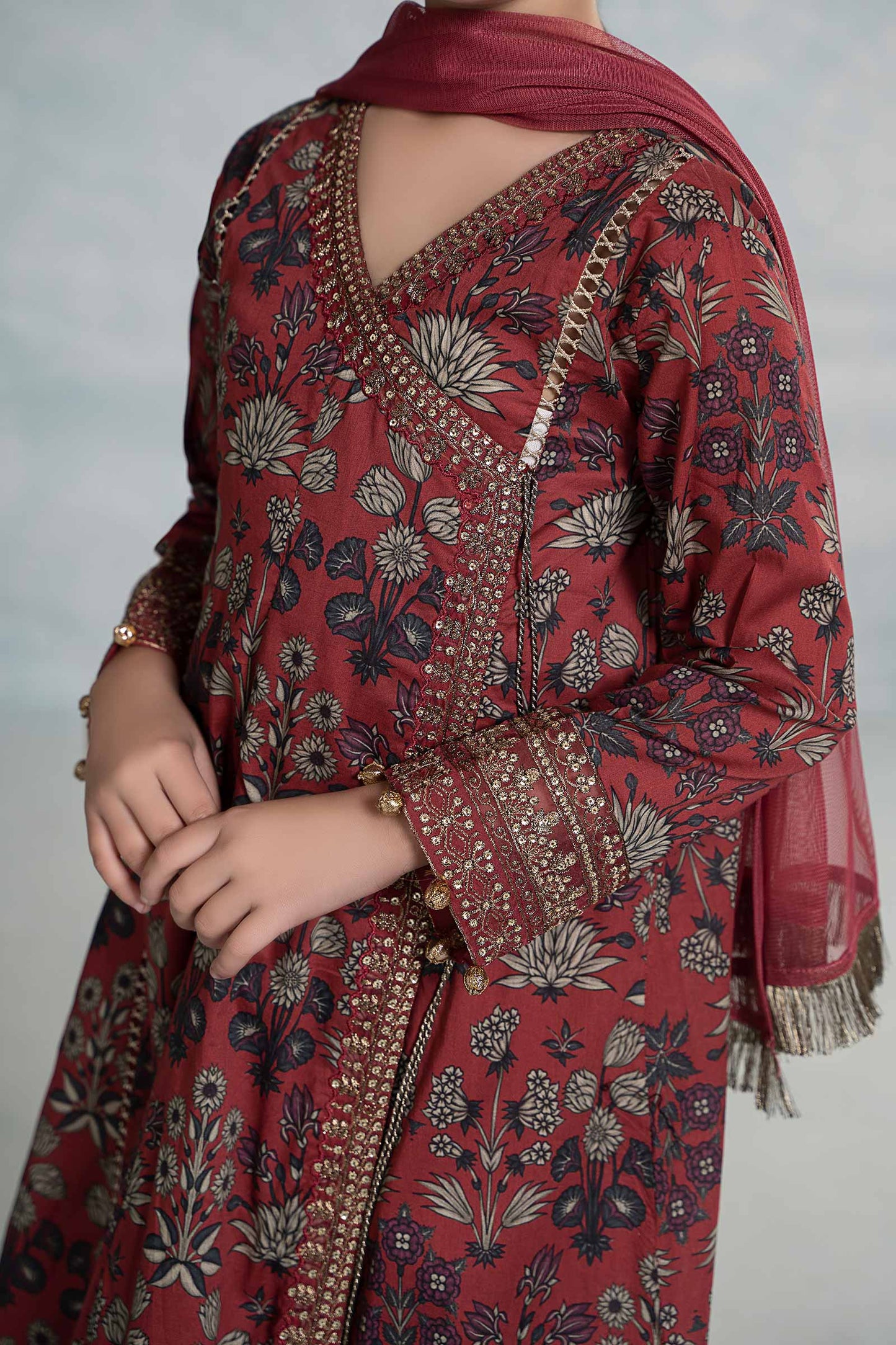 3 Piece Embroidered Lawn Suit