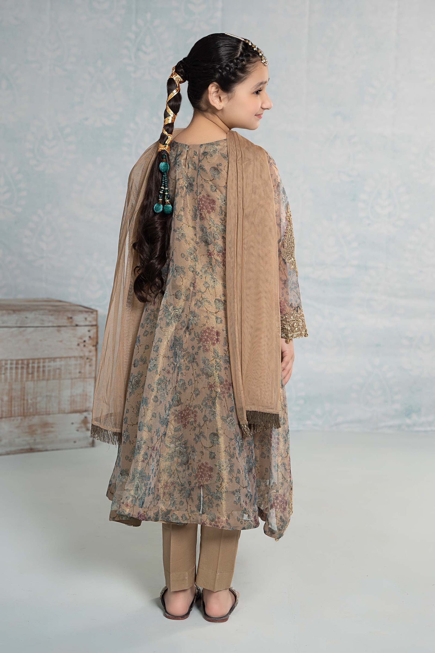 3 Piece Masoori Net Suit