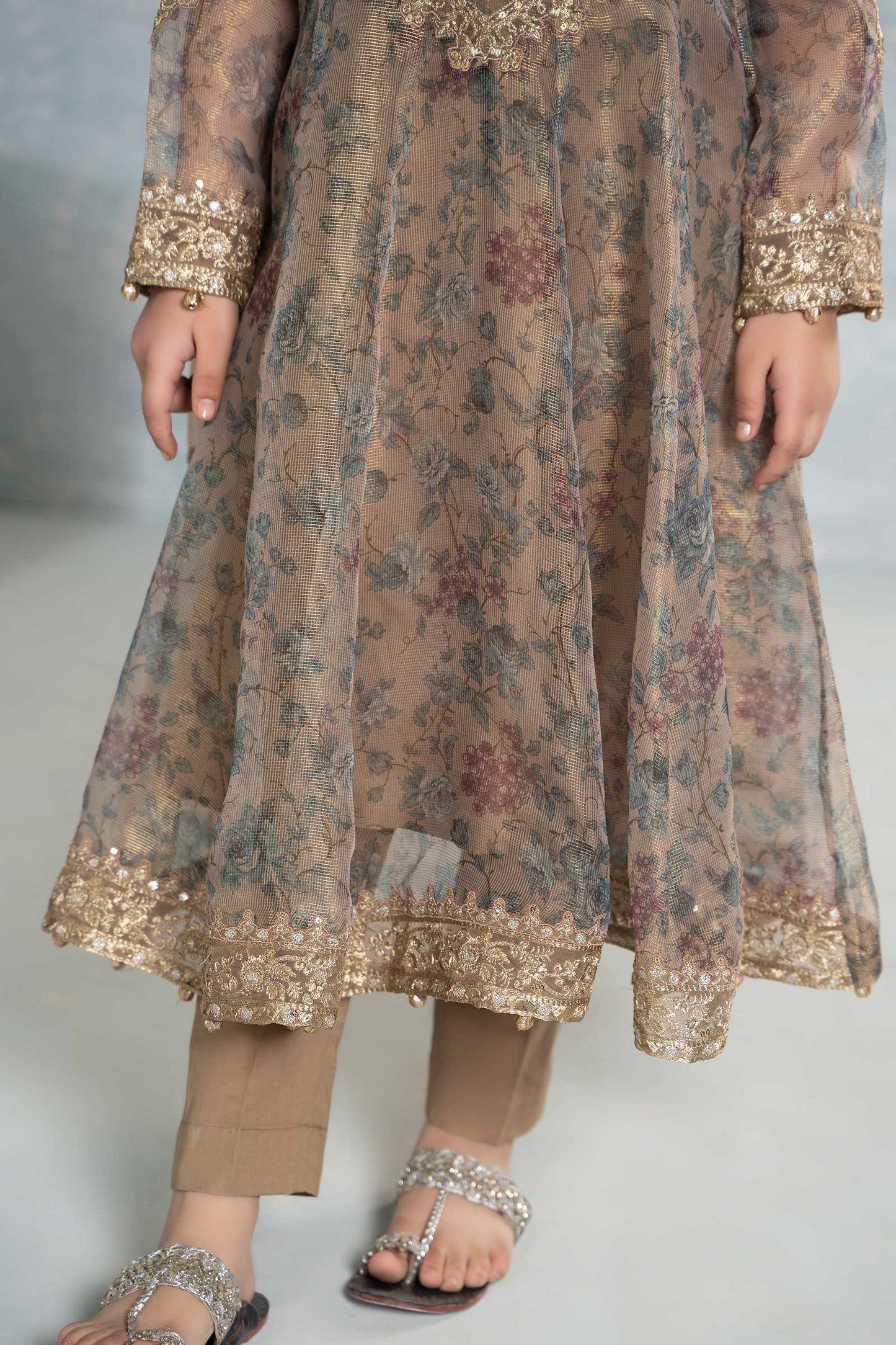 3 Piece Masoori Net Suit