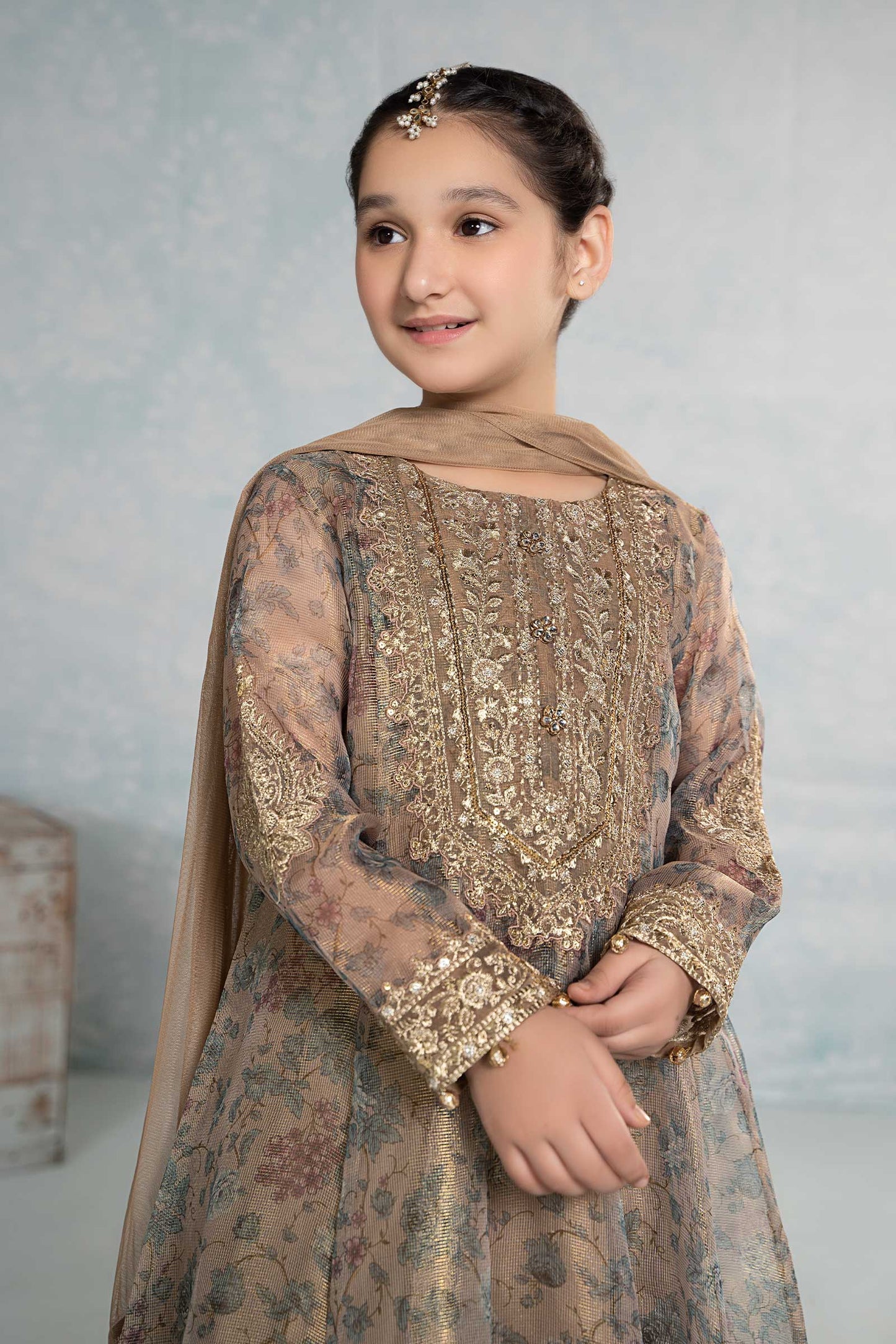 3 Piece Masoori Net Suit