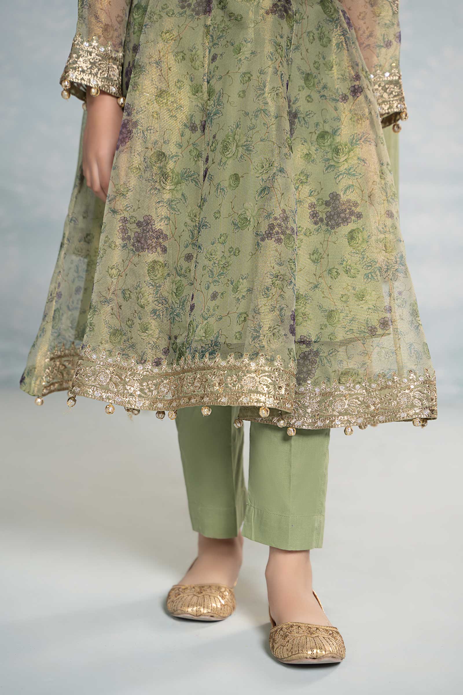 3 Piece Masoori Net Suit