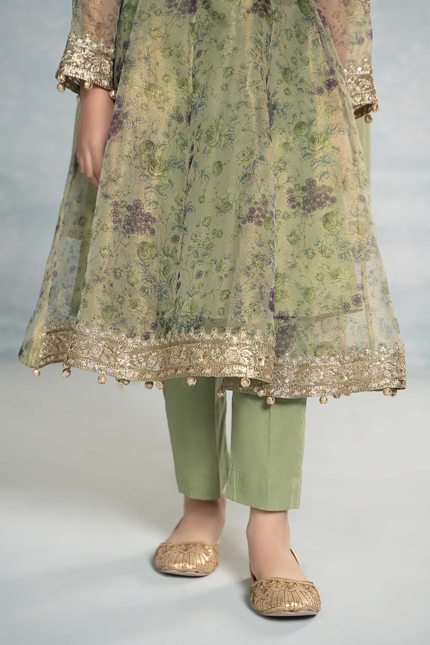 3 Piece Masoori Net Suit