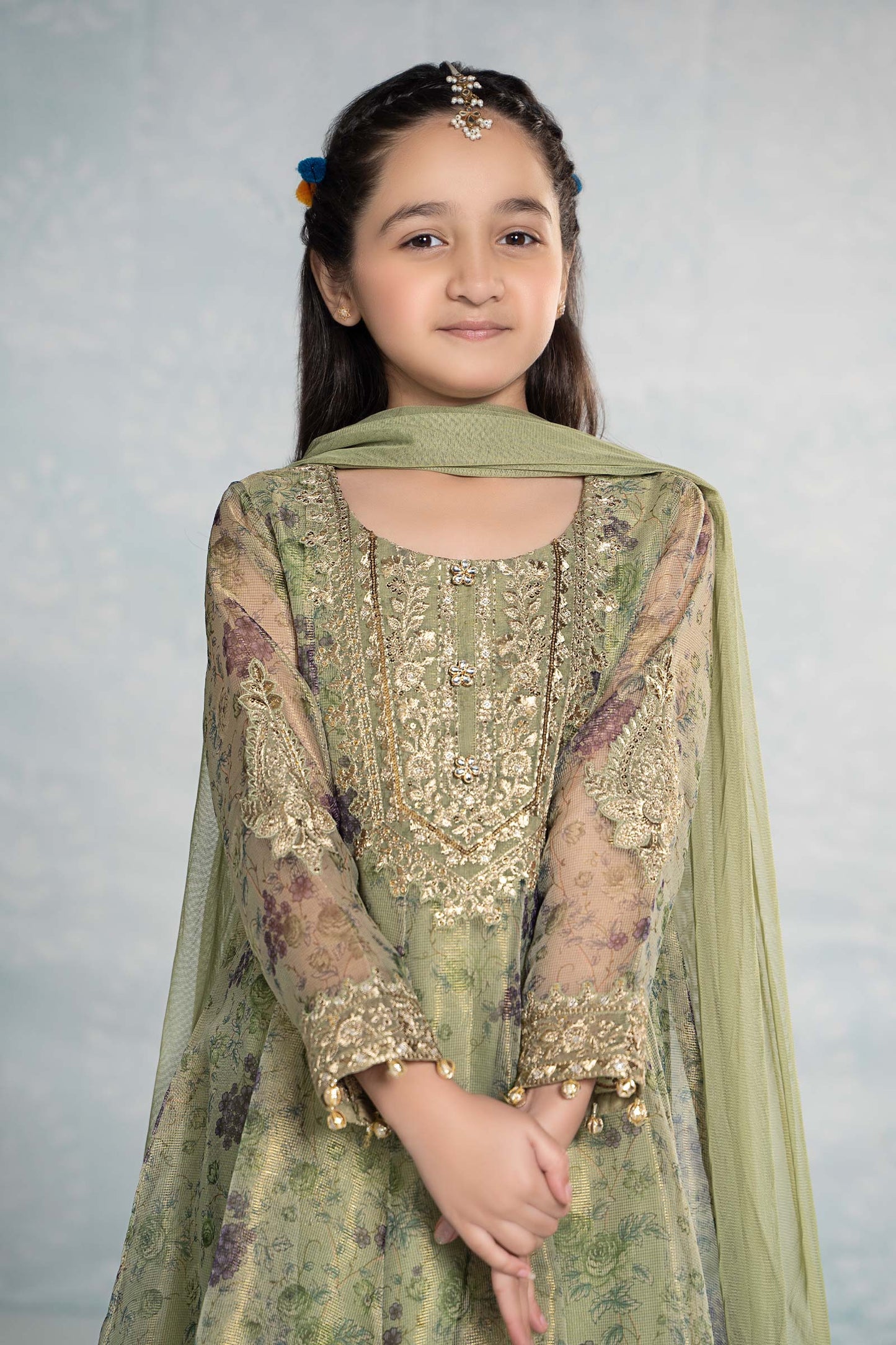 3 Piece Masoori Net Suit