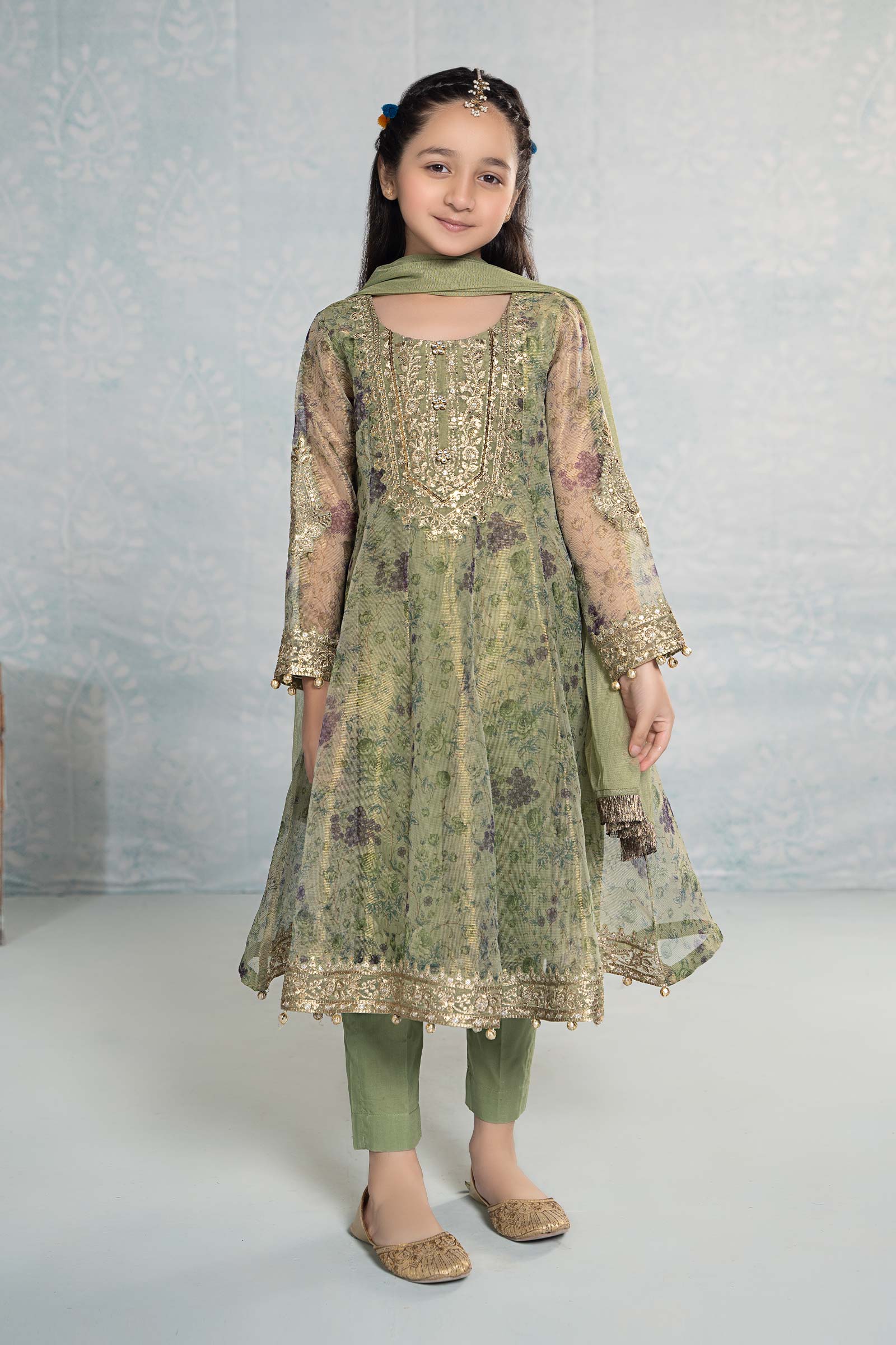 3 Piece Masoori Net Suit