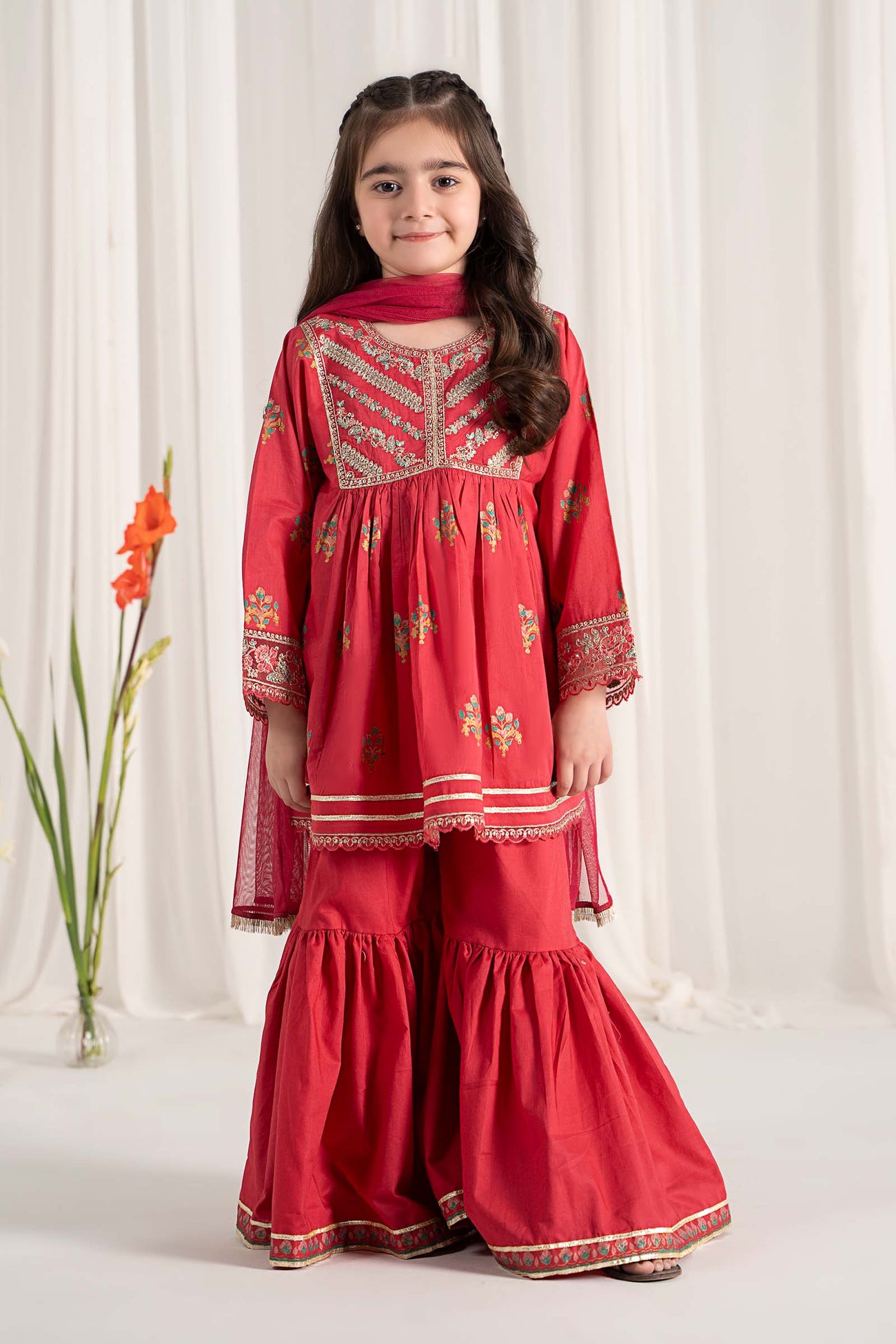 3 Piece Embroidered Lawn Suit