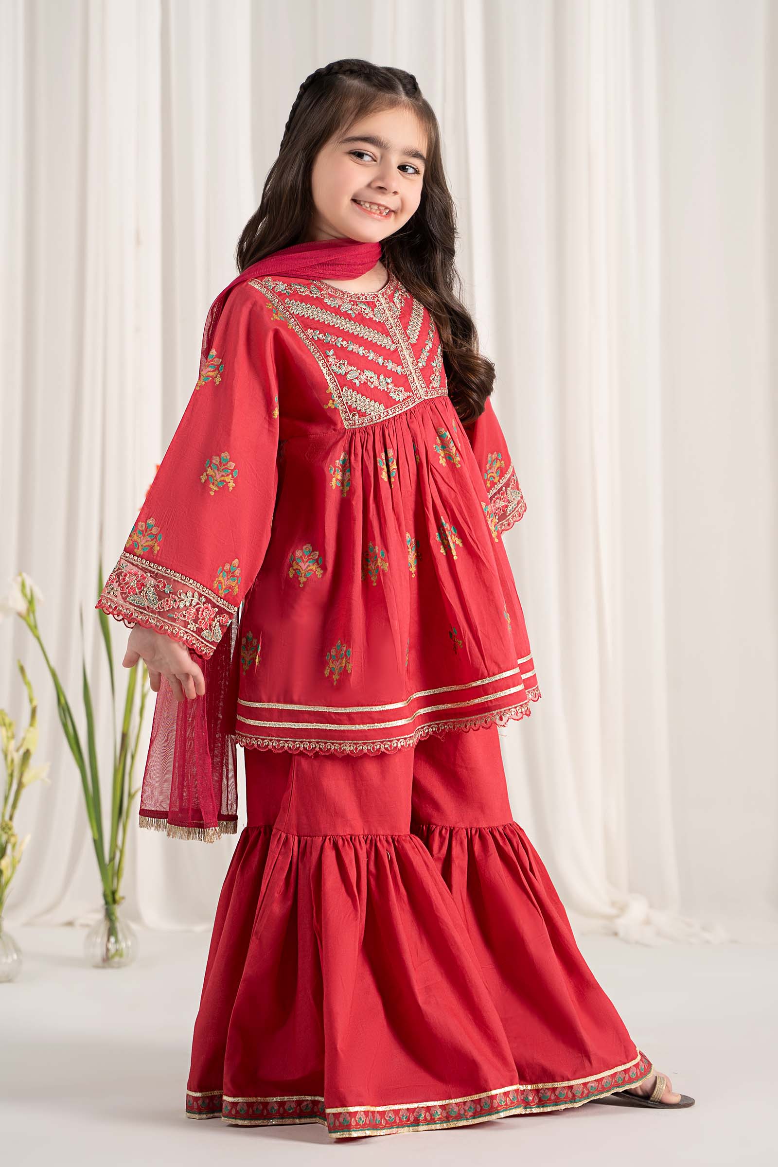 3 Piece Embroidered Lawn Suit