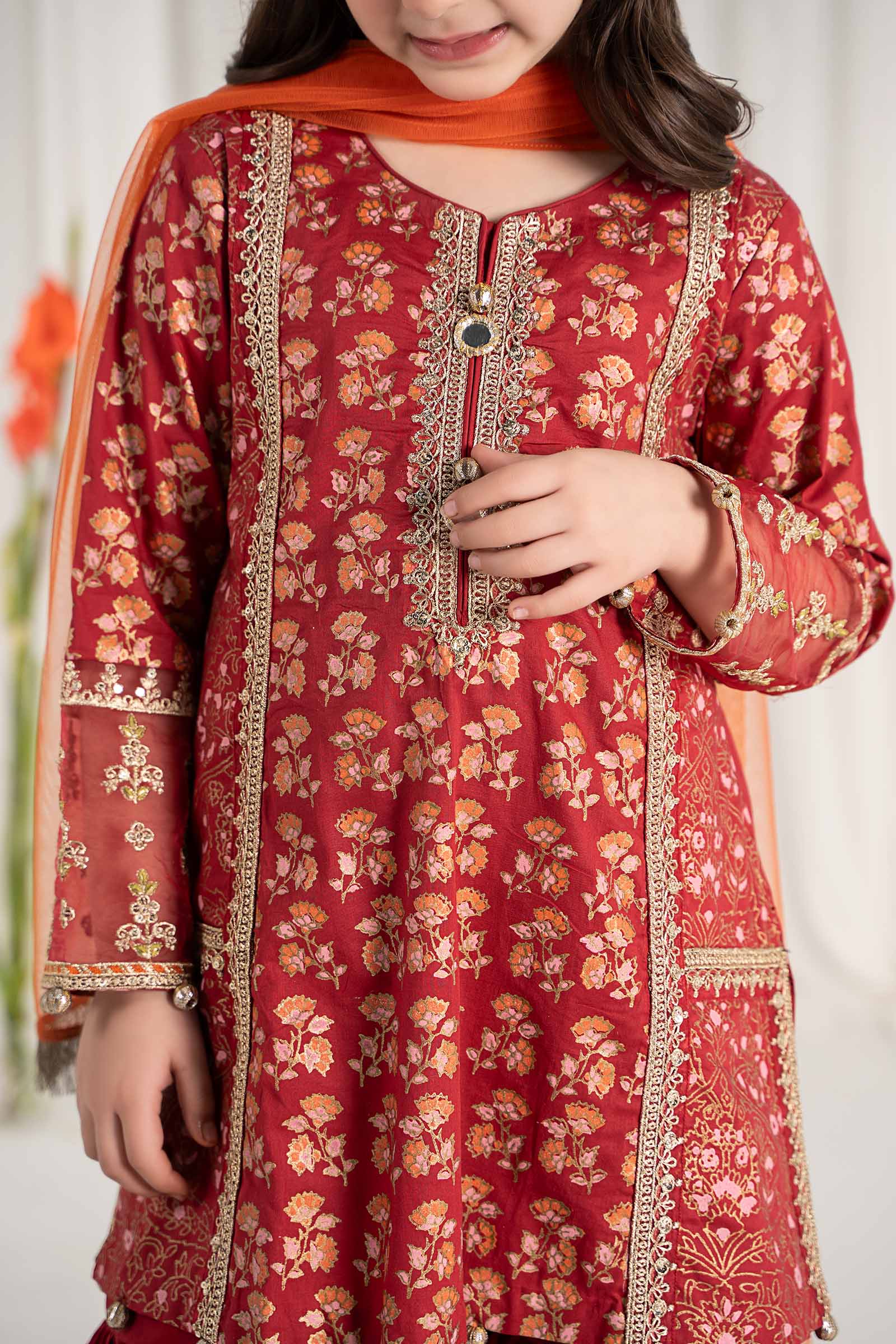3 Piece Embroidered Lawn Suit