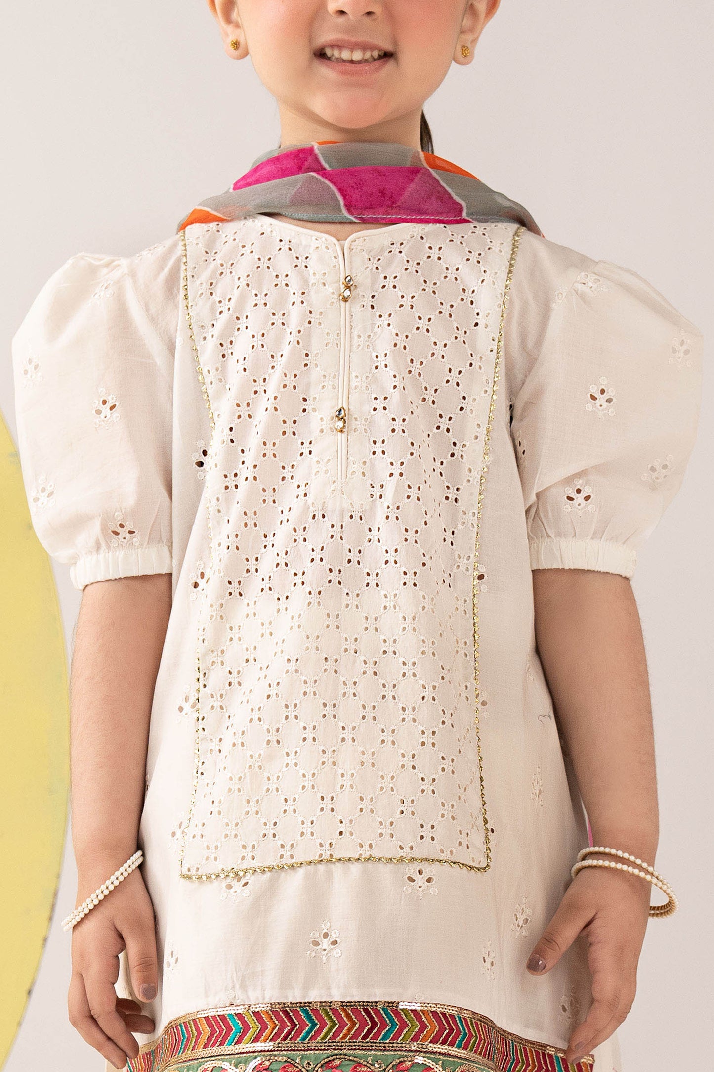 3 Piece Dyed Cambric Suit