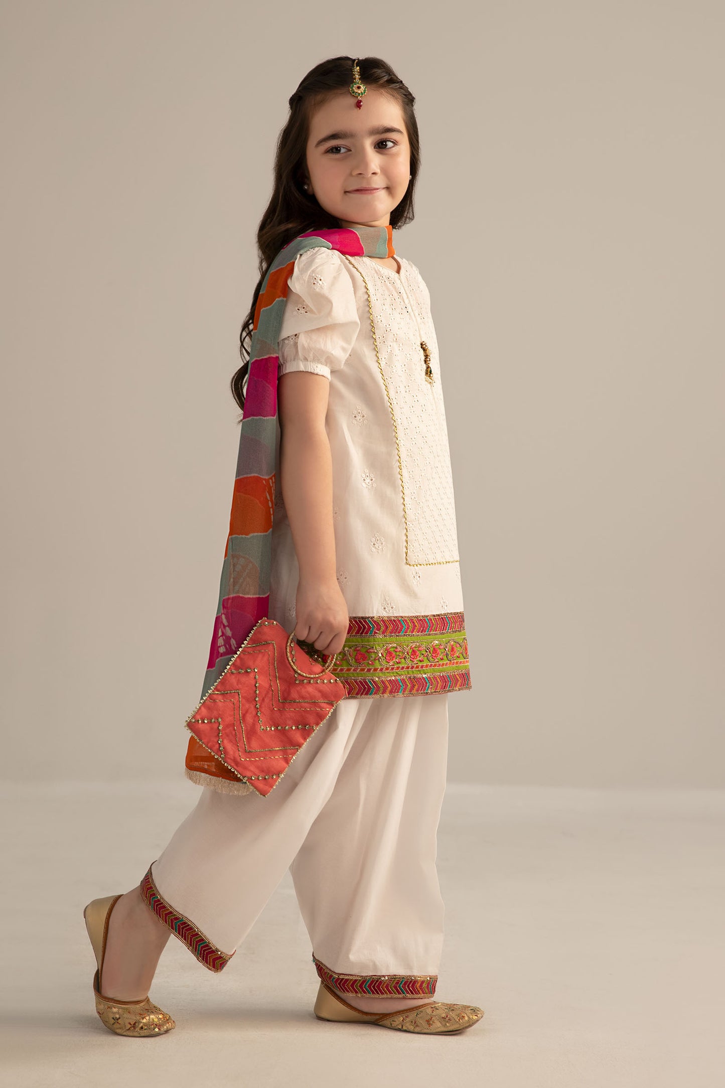 3 Piece Dyed Cambric Suit