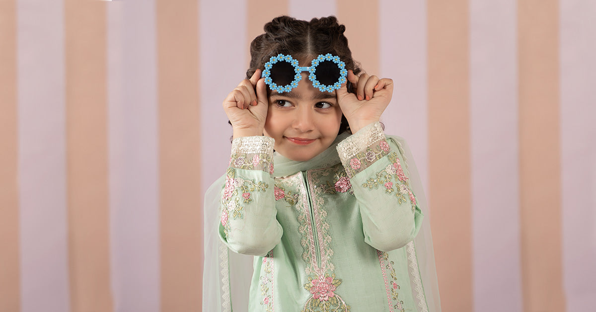 3 Piece Embroidered Dobby Lawn Suit