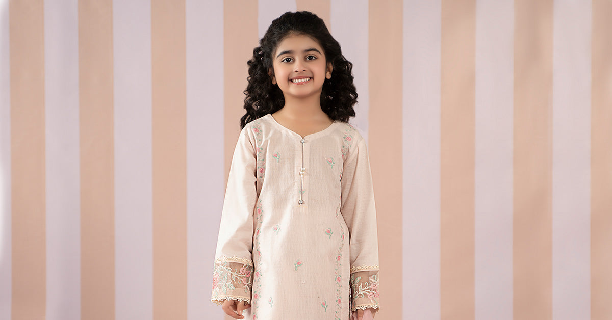 3 Piece Embroidered Dobby Lawn Suit