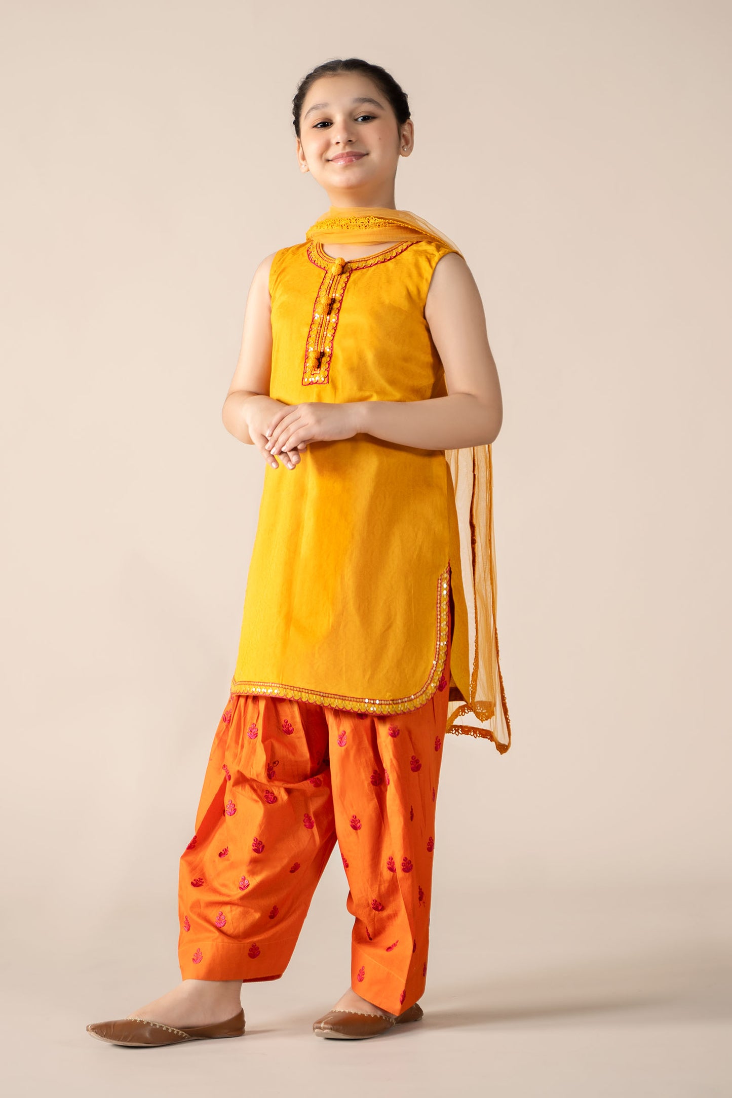 3 Piece Embroidered Dobby Lawn Suit