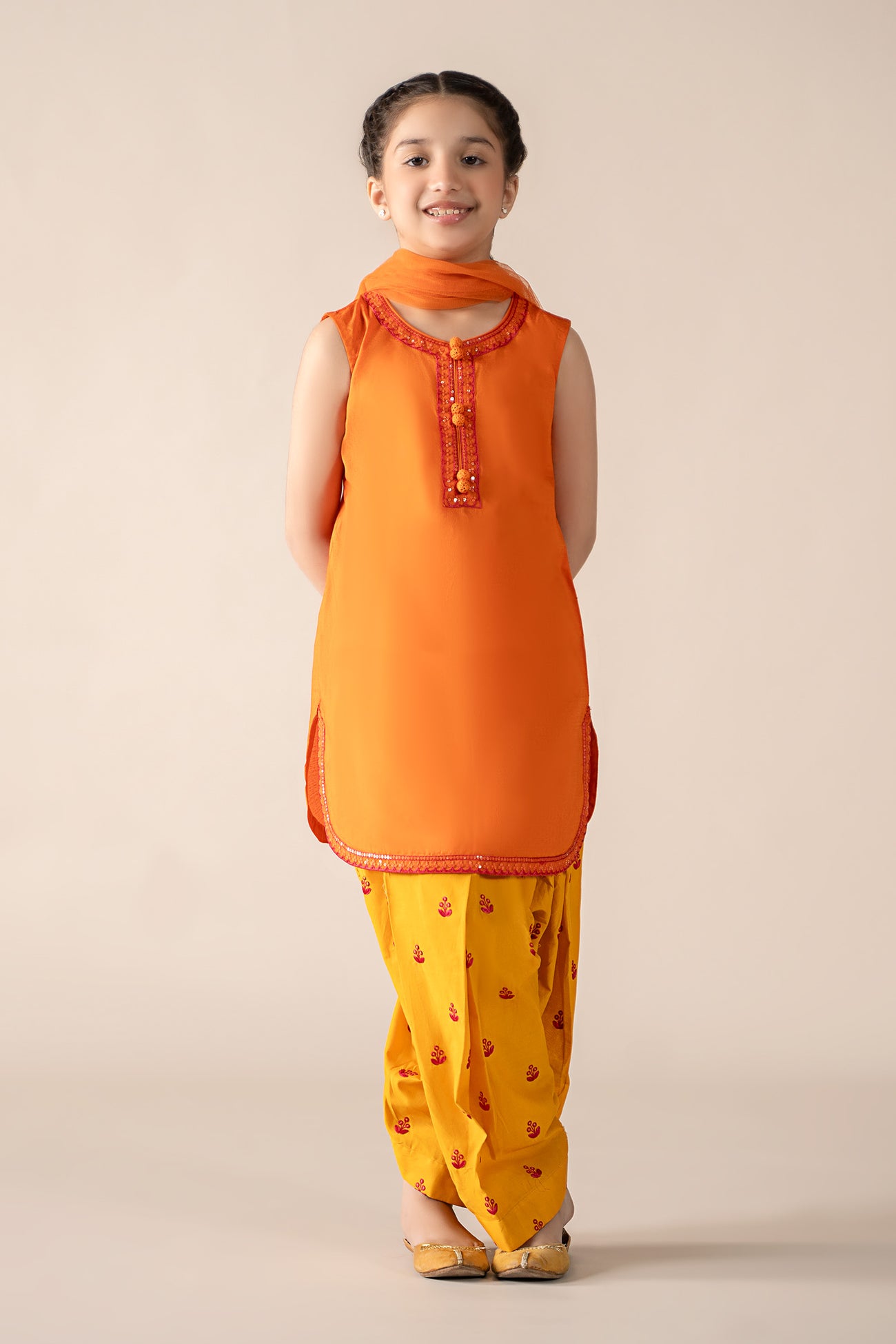 3 Piece Embroidered Dobby Lawn Suit