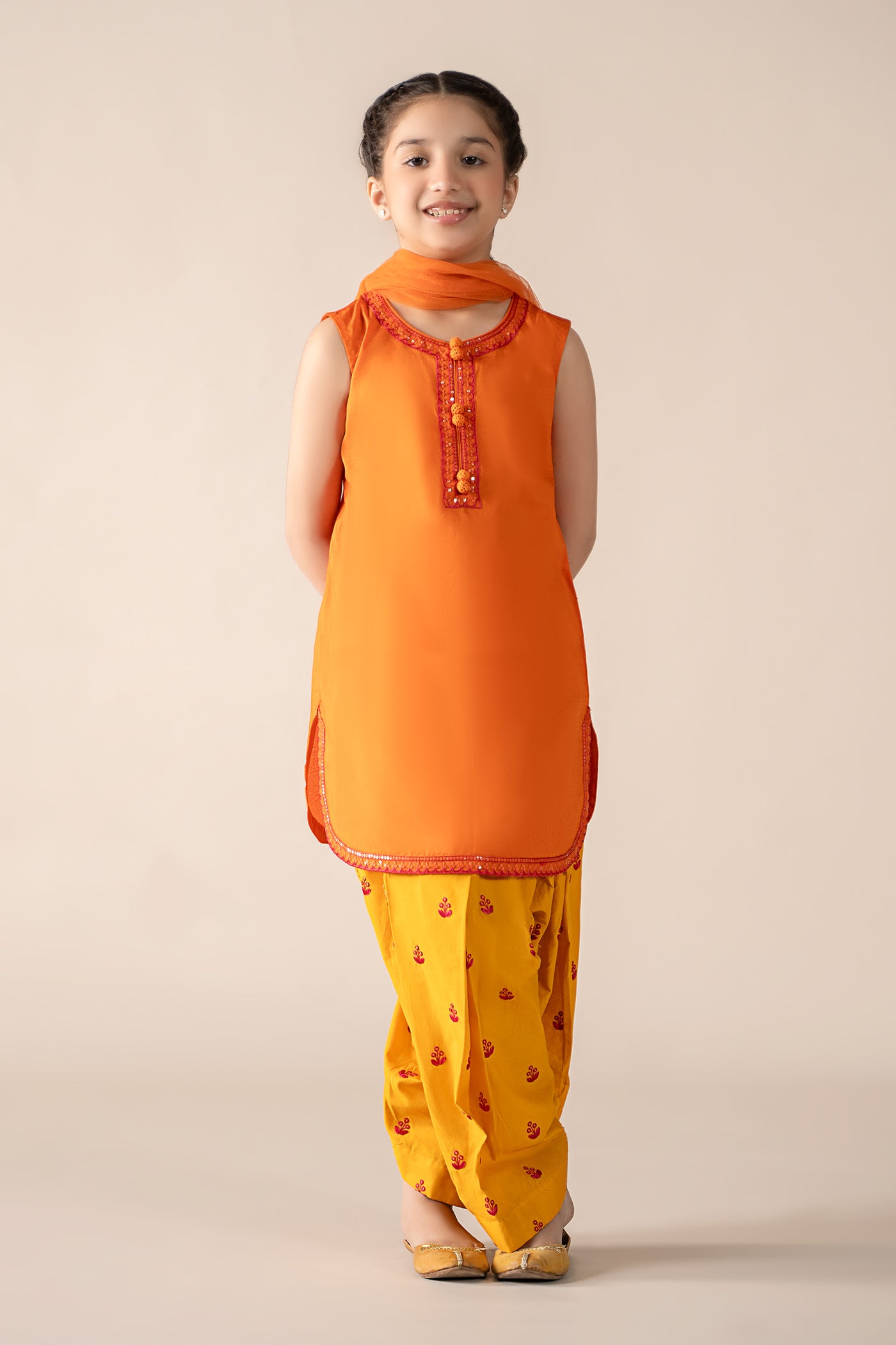 3 Piece Embroidered Dobby Lawn Suit