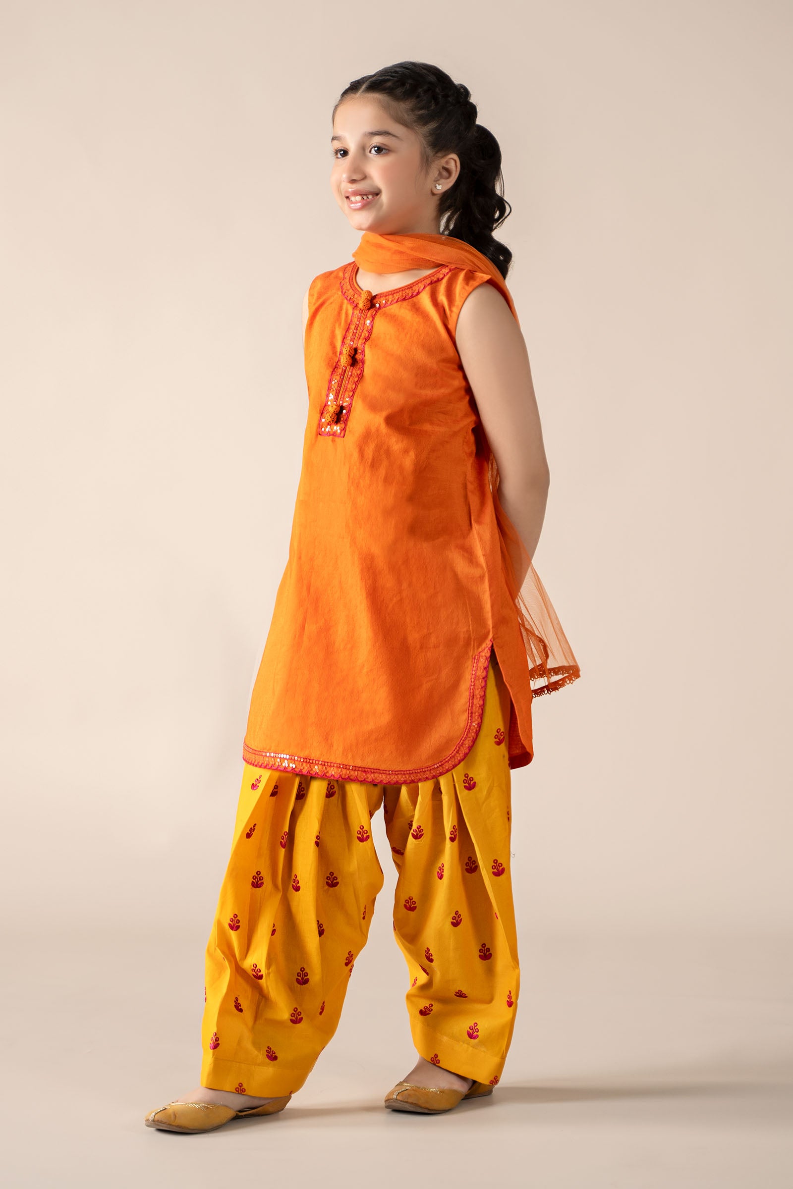 3 Piece Embroidered Dobby Lawn Suit