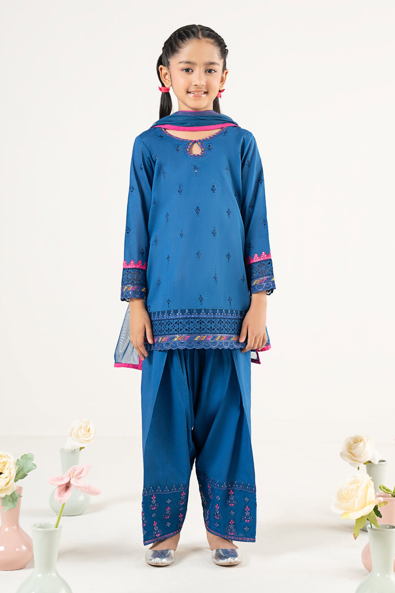 3 Piece Embroidered Lawn Suit