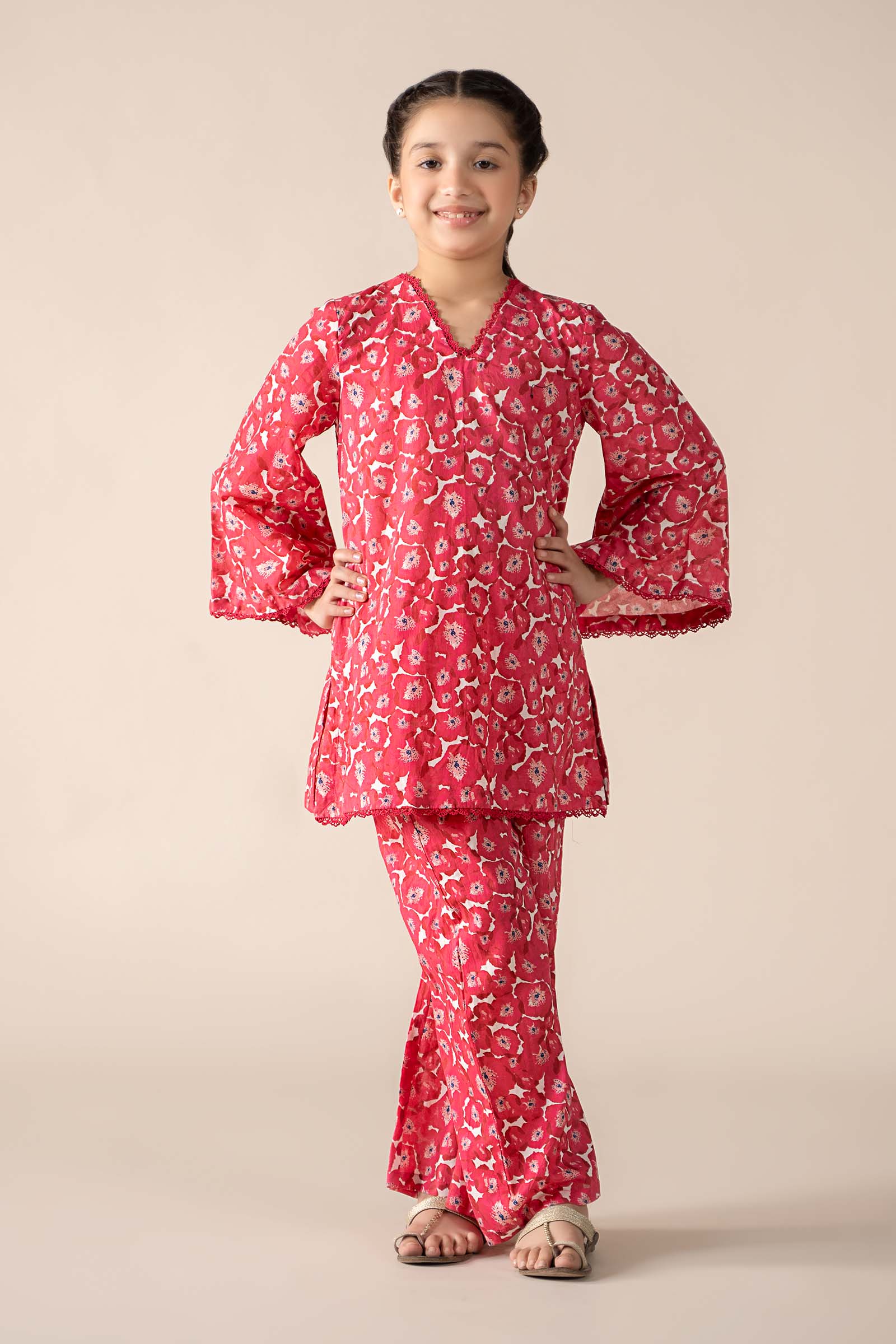 2 Piece Printed Lawn Suit