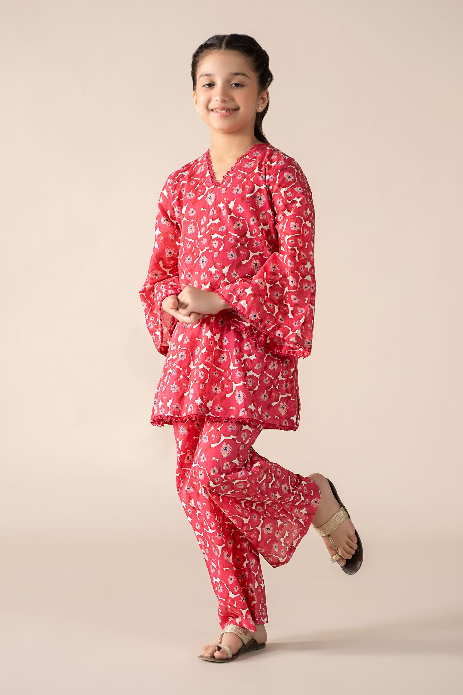 2 Piece Printed Lawn Suit