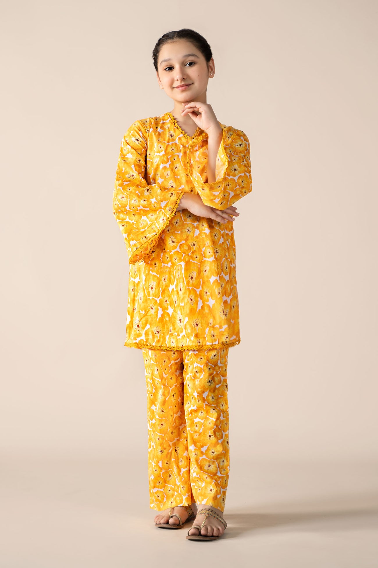2 Piece Printed Lawn Suit