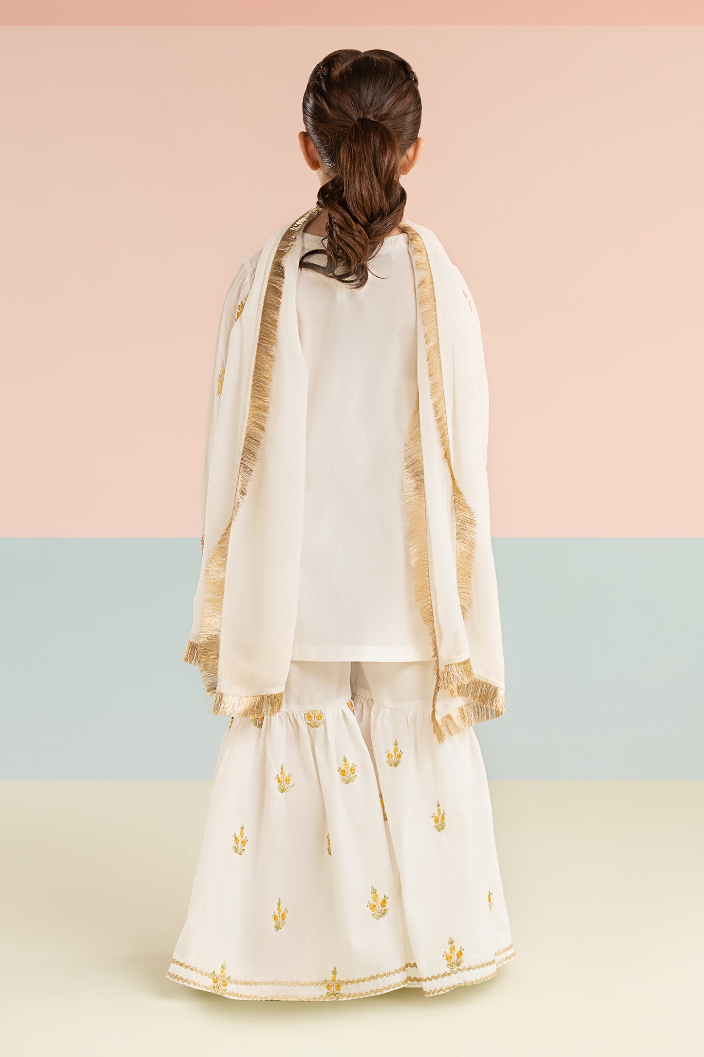 3 Piece Embroidered Dobby Lawn Suit