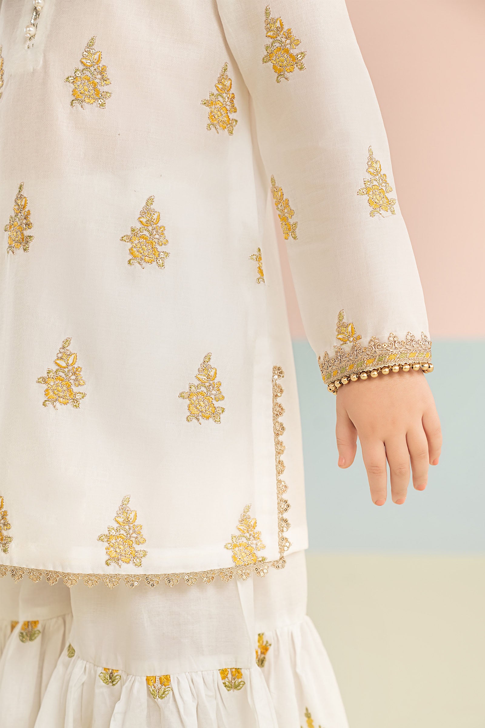 3 Piece Embroidered Dobby Lawn Suit