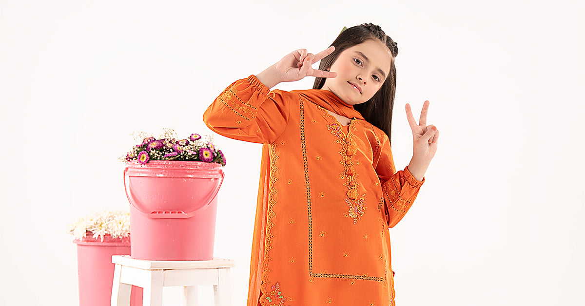 3 Piece Embroidered Lawn Suit