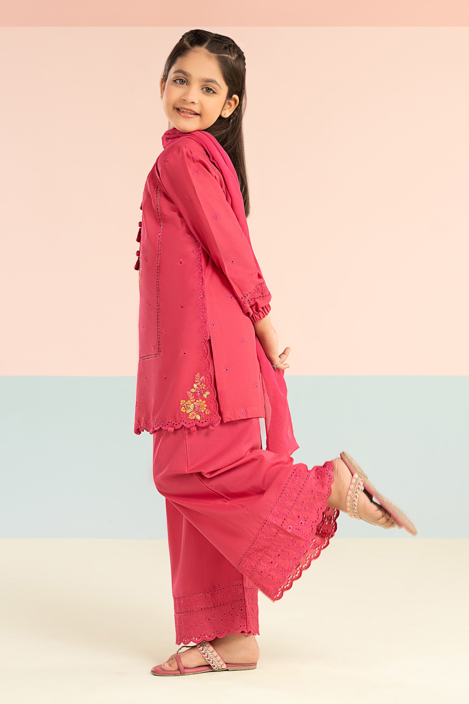 3 Piece Embroidered Lawn Suit