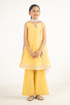 3 Piece Embroidered Paper Cotton Suit