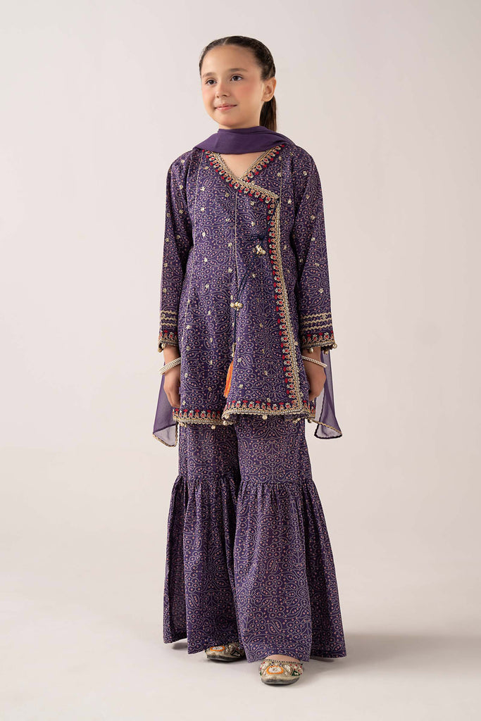 Maria B 3 Piece Embroidered Lawn Suit, view 1