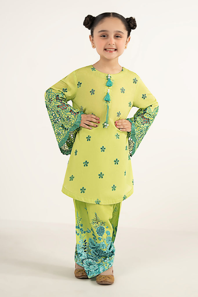 Maria B 2 Piece Embroidered Lawn Suit, view 1
