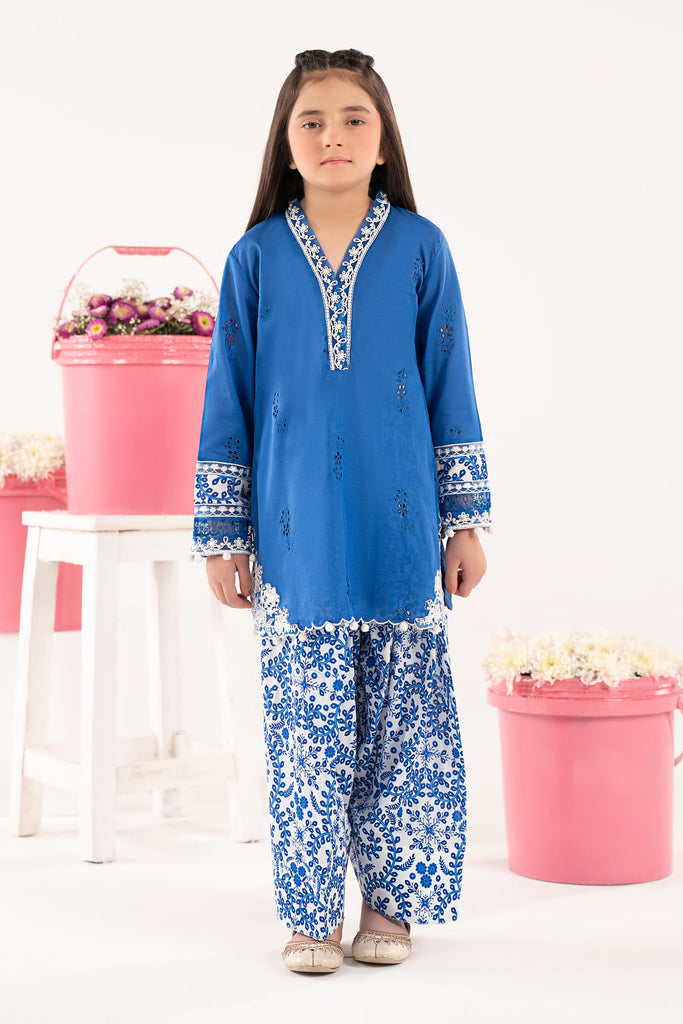 Maria B 2 Piece Embroidered Lawn Suit, view 1