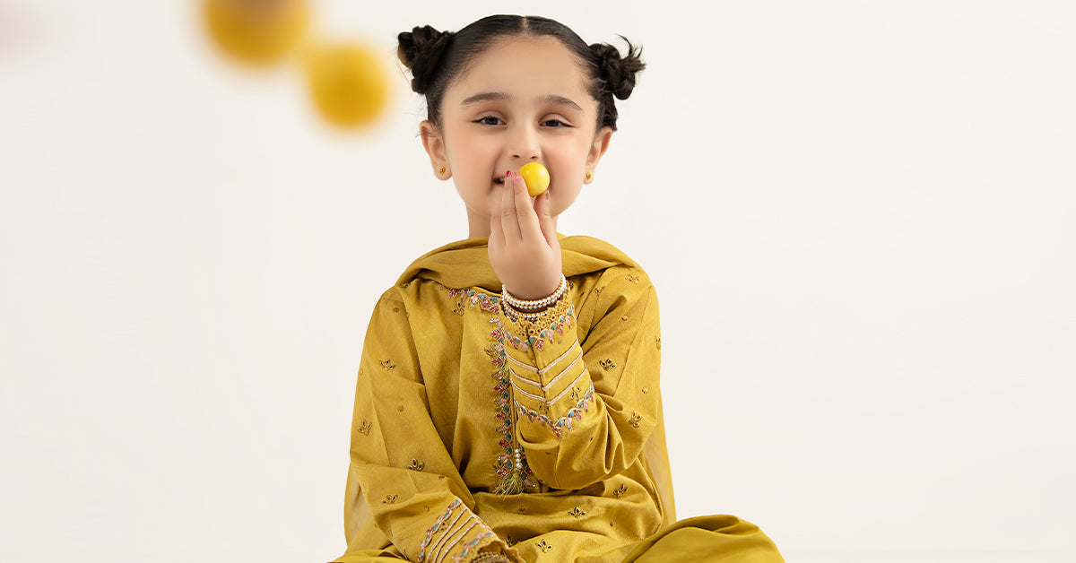 3 Piece Embroidered Dobby Lawn Suit