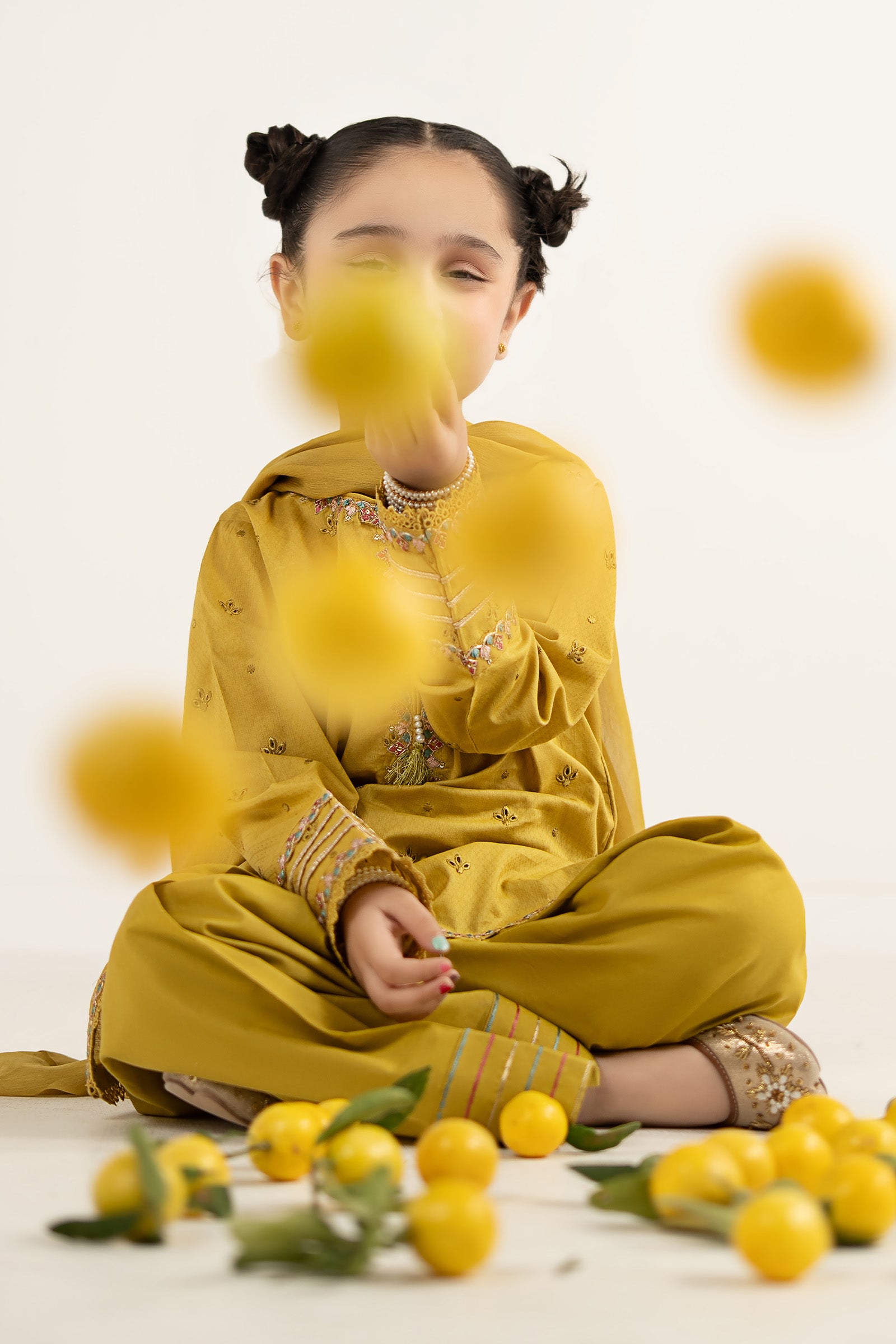 3 Piece Embroidered Dobby Lawn Suit